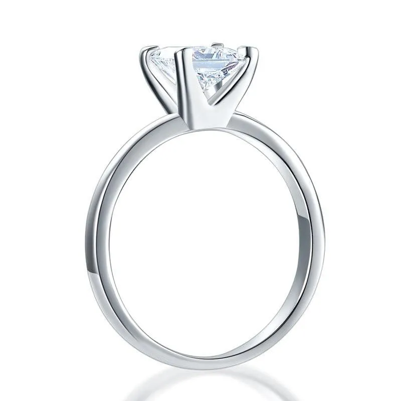 1 Carat Princess Cut Ring