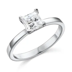 1 Carat Princess Cut Ring