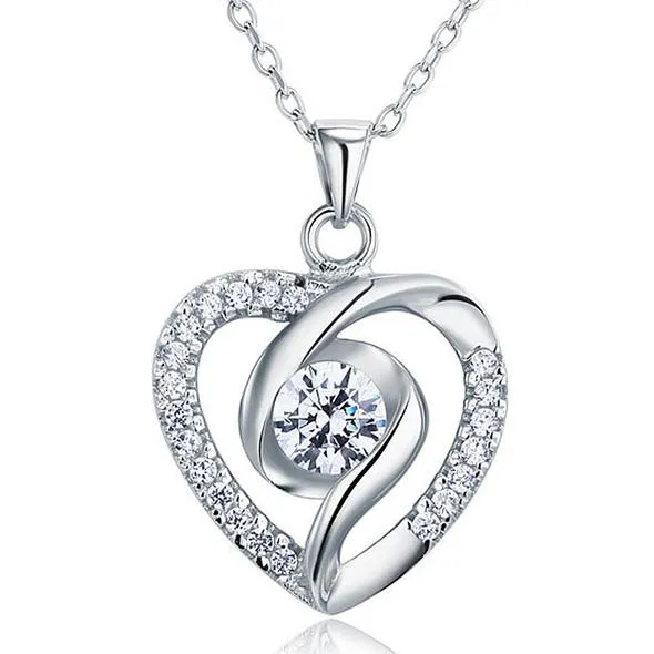 .5 Carat Heart Shape Necklace