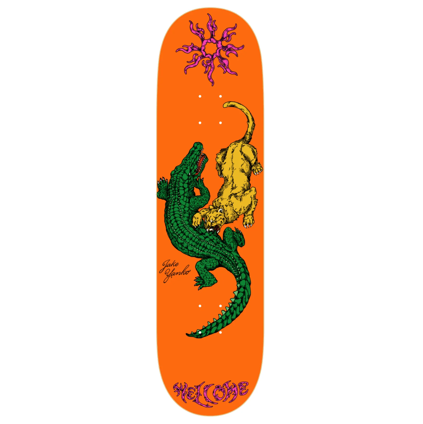 8.5" Jake Yanko Swamp Fight on Popsicle Deck