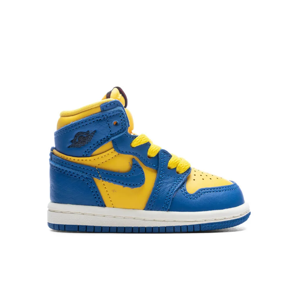 Air Jordan 1 Retro High OG (TD) - Varsity Maize/Game Royal/Sail