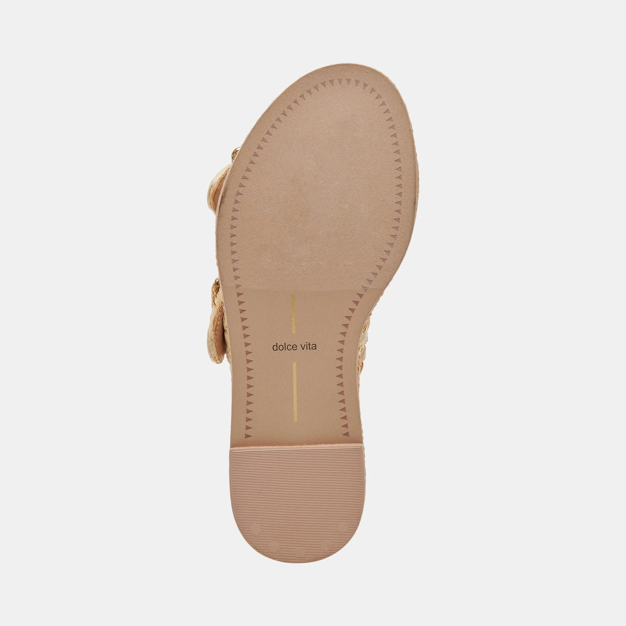 ALAINA SANDALS LT NATURAL RAFFIA - re:vita