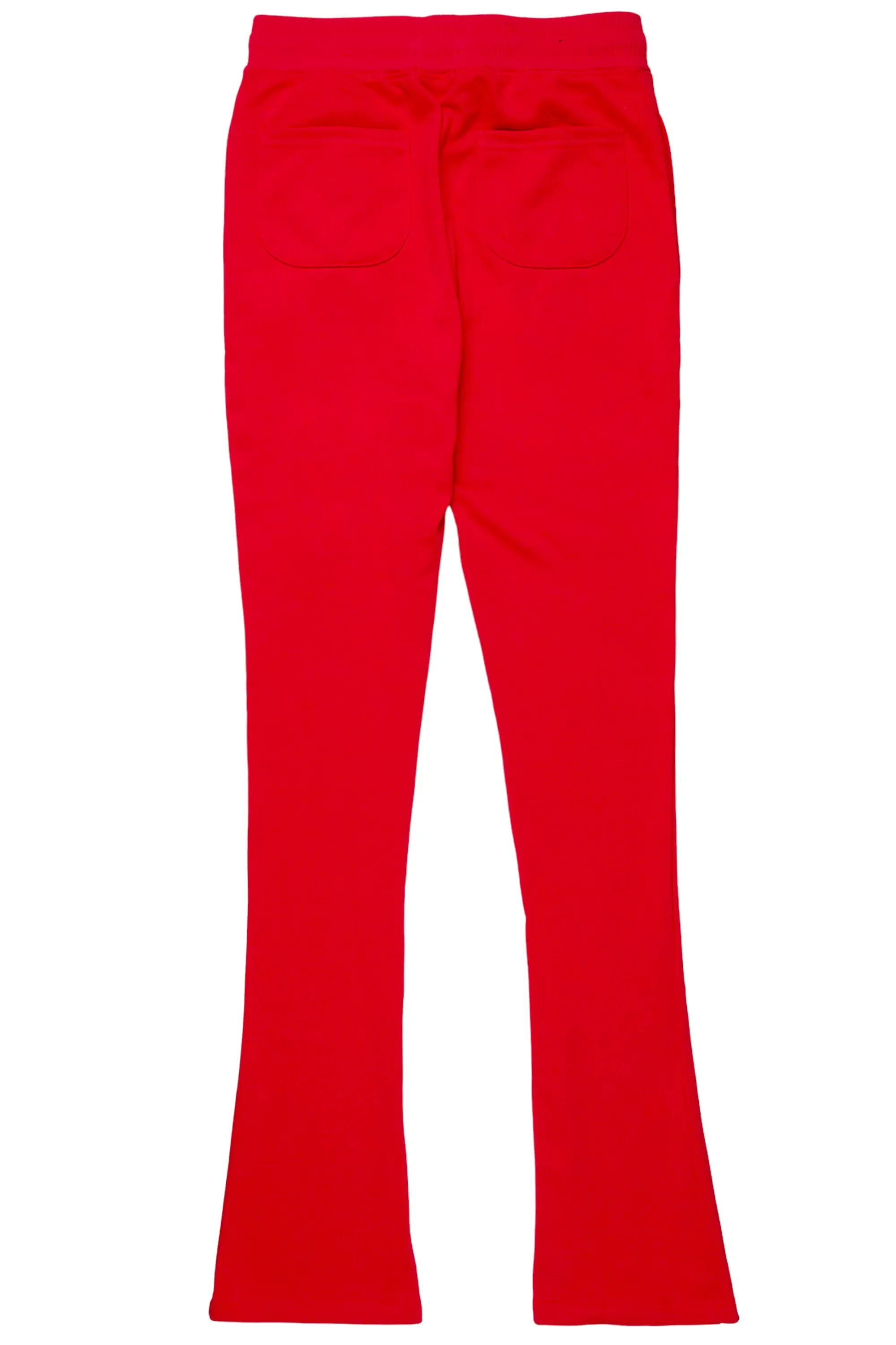 Alpine Red Stacked Flare Pant