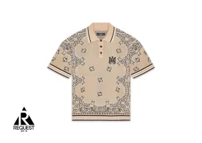 Amiri Bandana Polo Tan