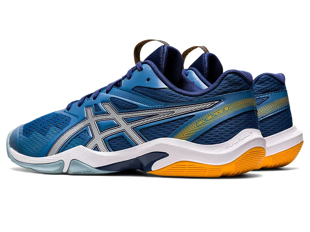 Asics Gel Blade 8 Badminton Shoe - Azure/Pure Silver