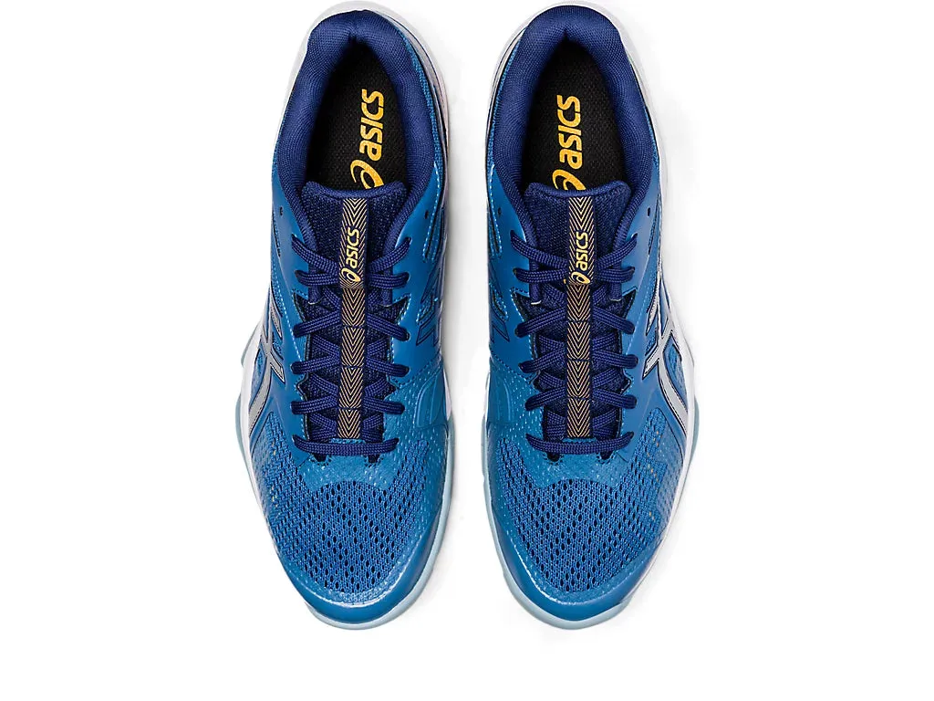 Asics Gel Blade 8 Badminton Shoe - Azure/Pure Silver