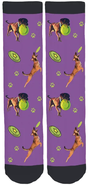 awkwardbcdog Crew Socks