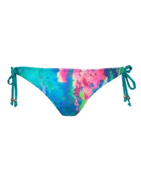 Bleue Robb And Lulu Seaweed Jungle Ruched Bikini Bottom