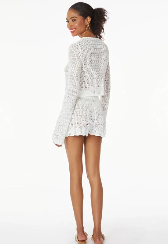 BobiBlack - Crochet Shorts Off White