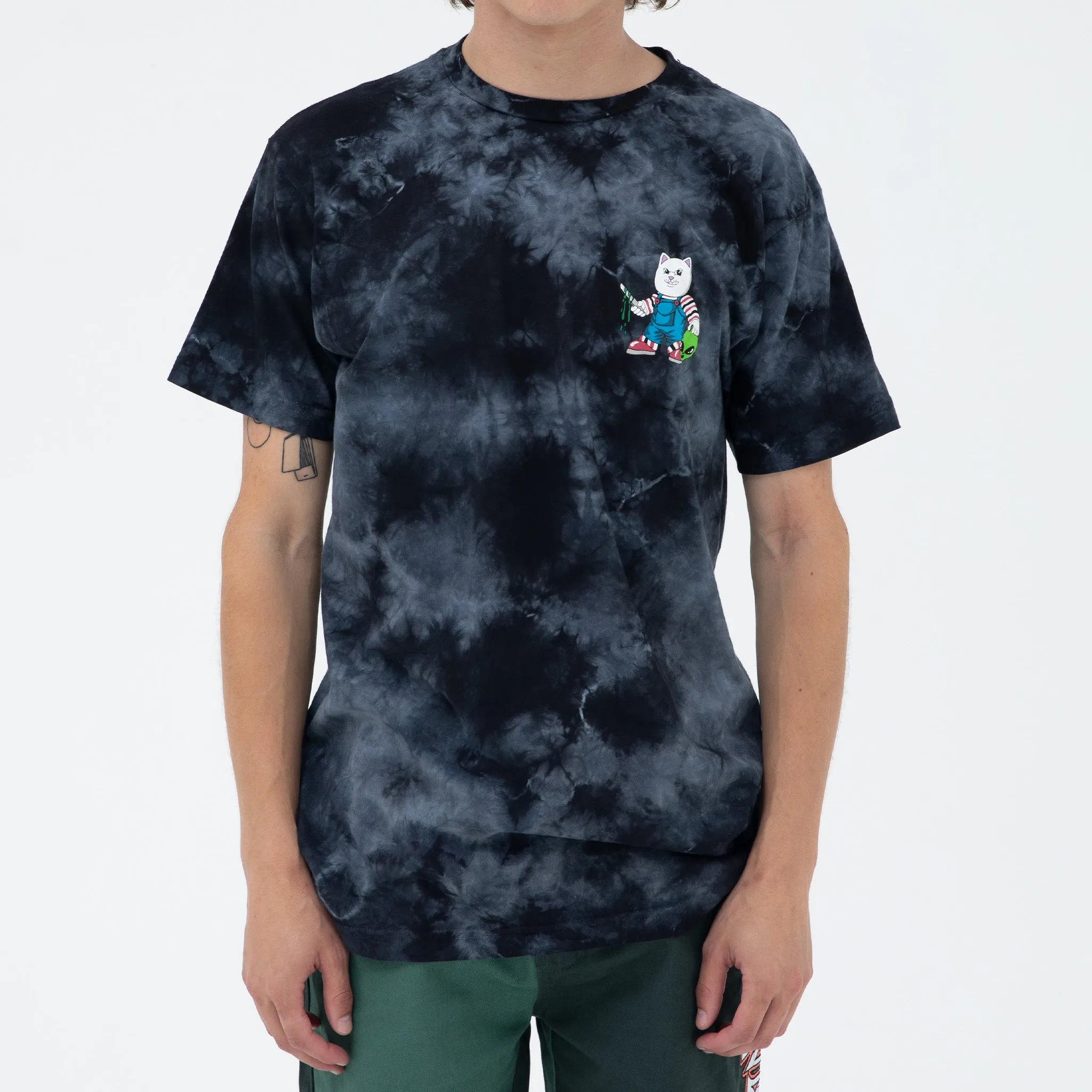 Childs Play Tee (Black Lightning Wash)