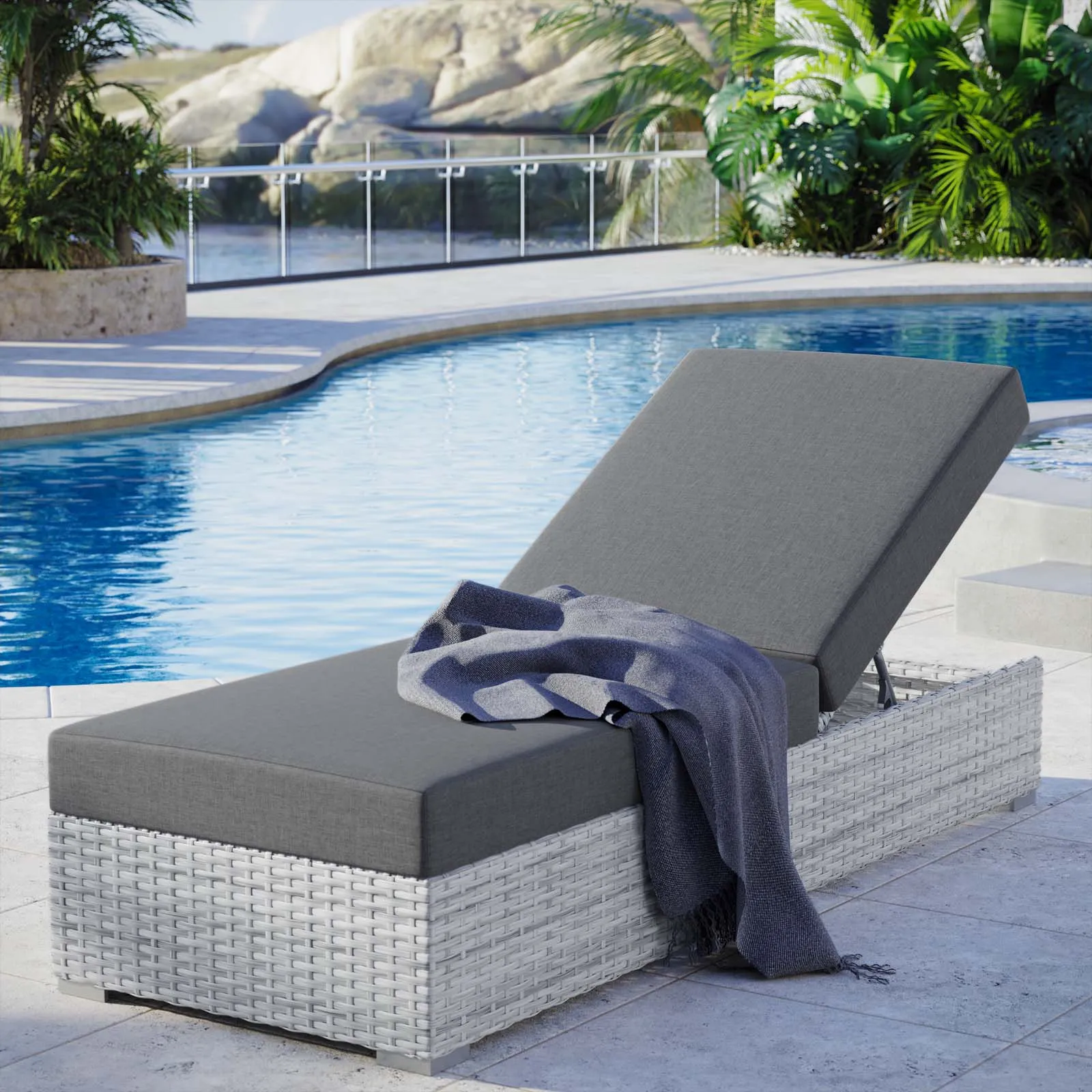 Convene Outdoor Patio Chaise