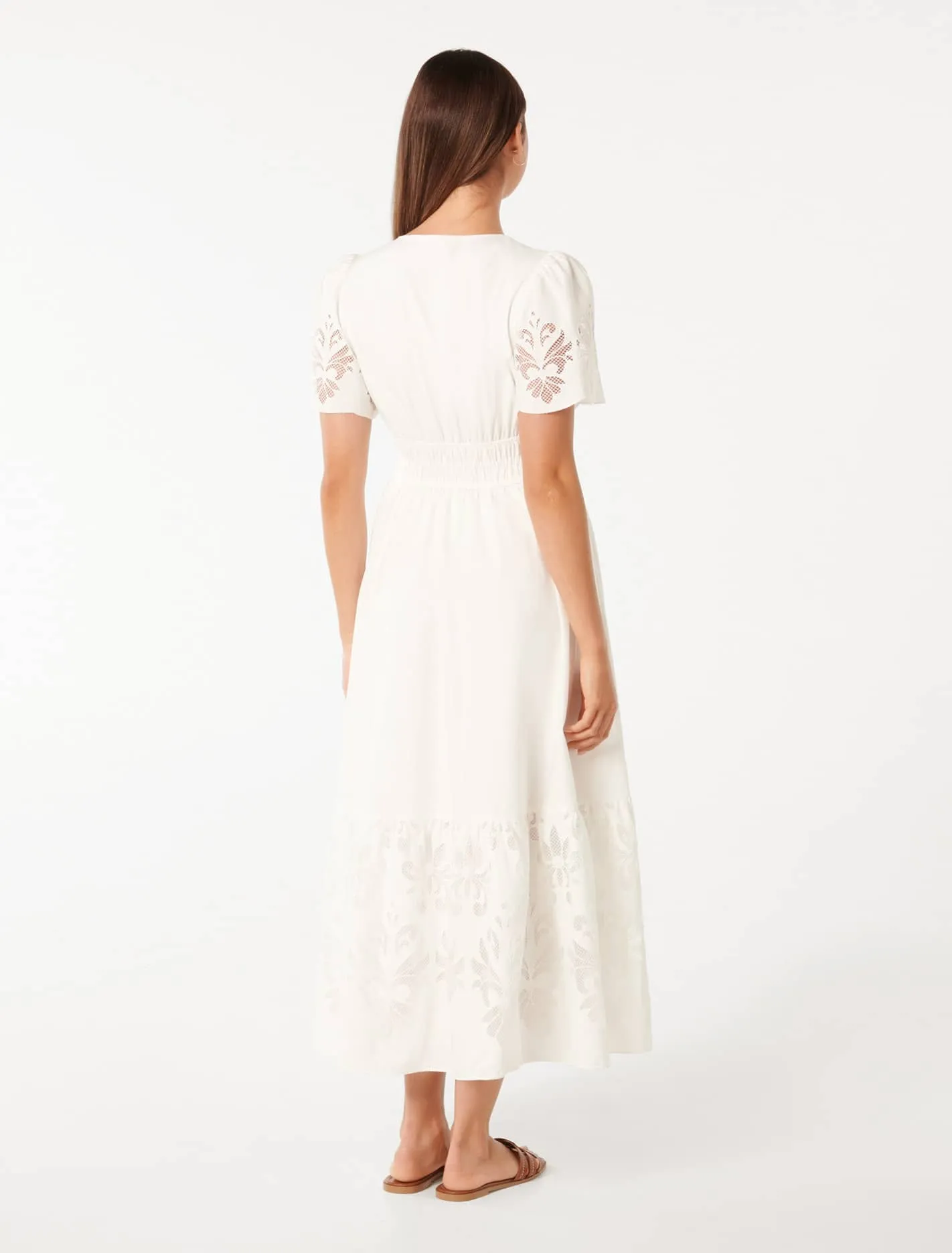 Eleanor Cutwork Maxi Dress