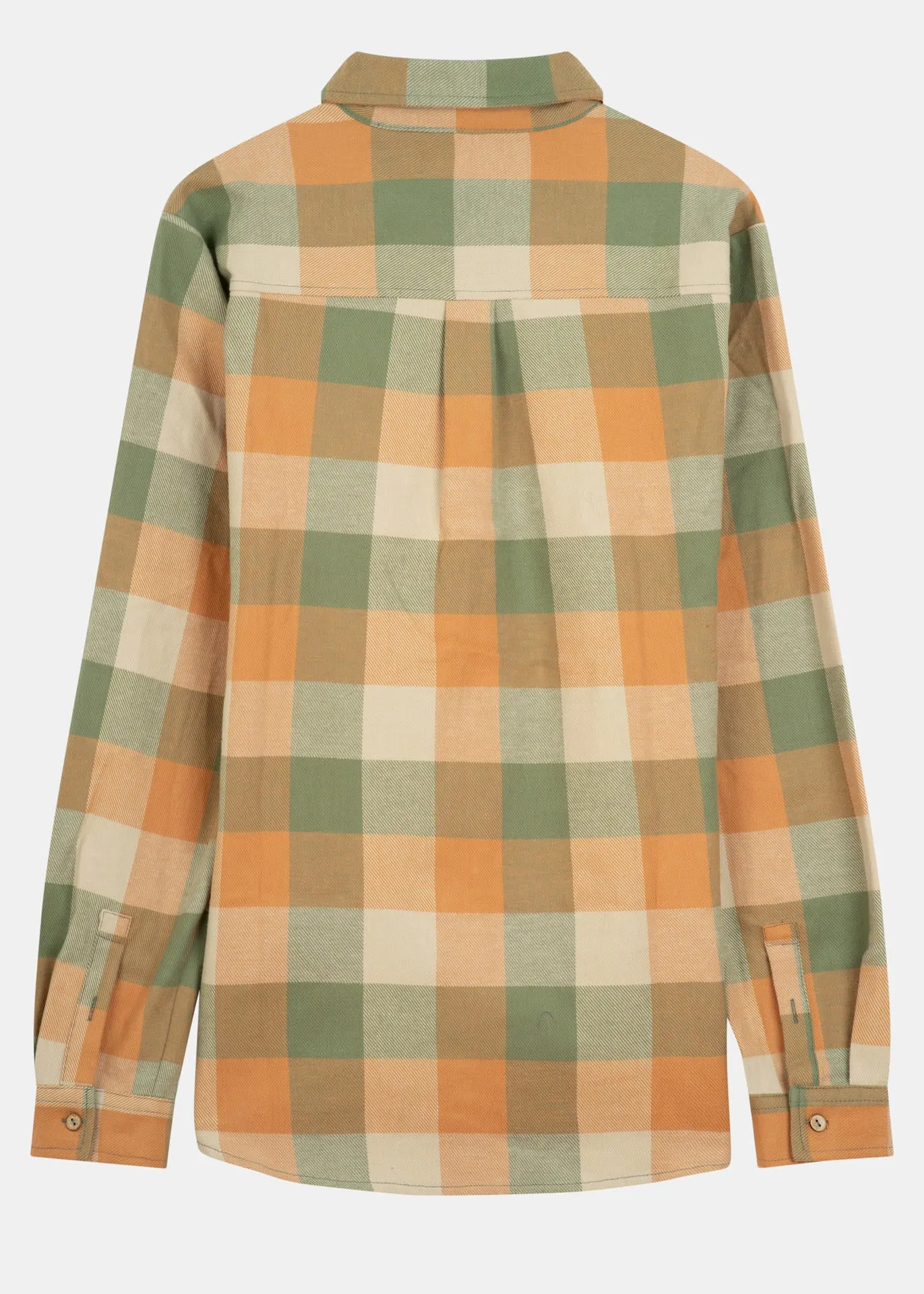 Flanell-Hemd HOOLT OrangeGreenChecked