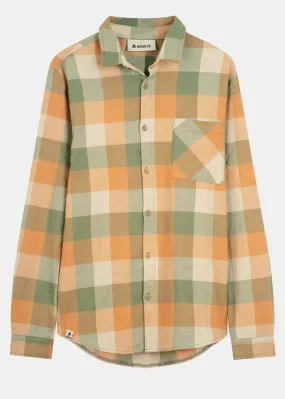 Flanell-Hemd HOOLT OrangeGreenChecked