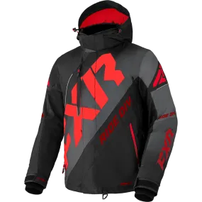 FXR Men's CX Jacket Black-Char Fade/Red