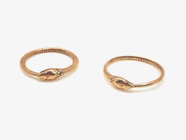 Golden Ouroboros Ring