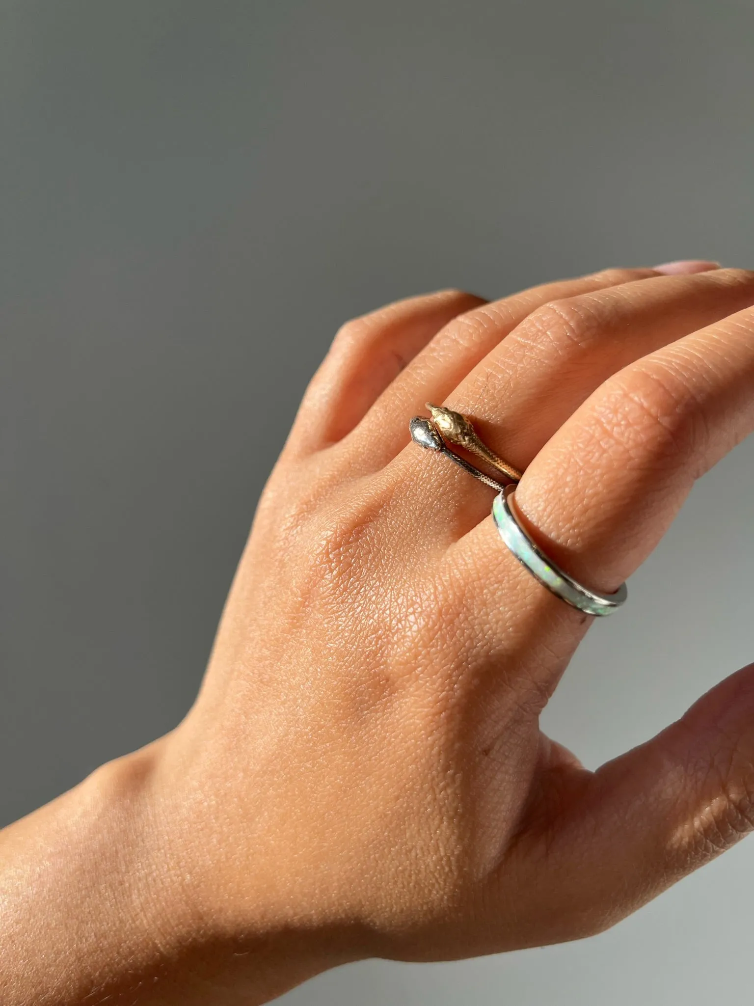 Golden Ouroboros Ring