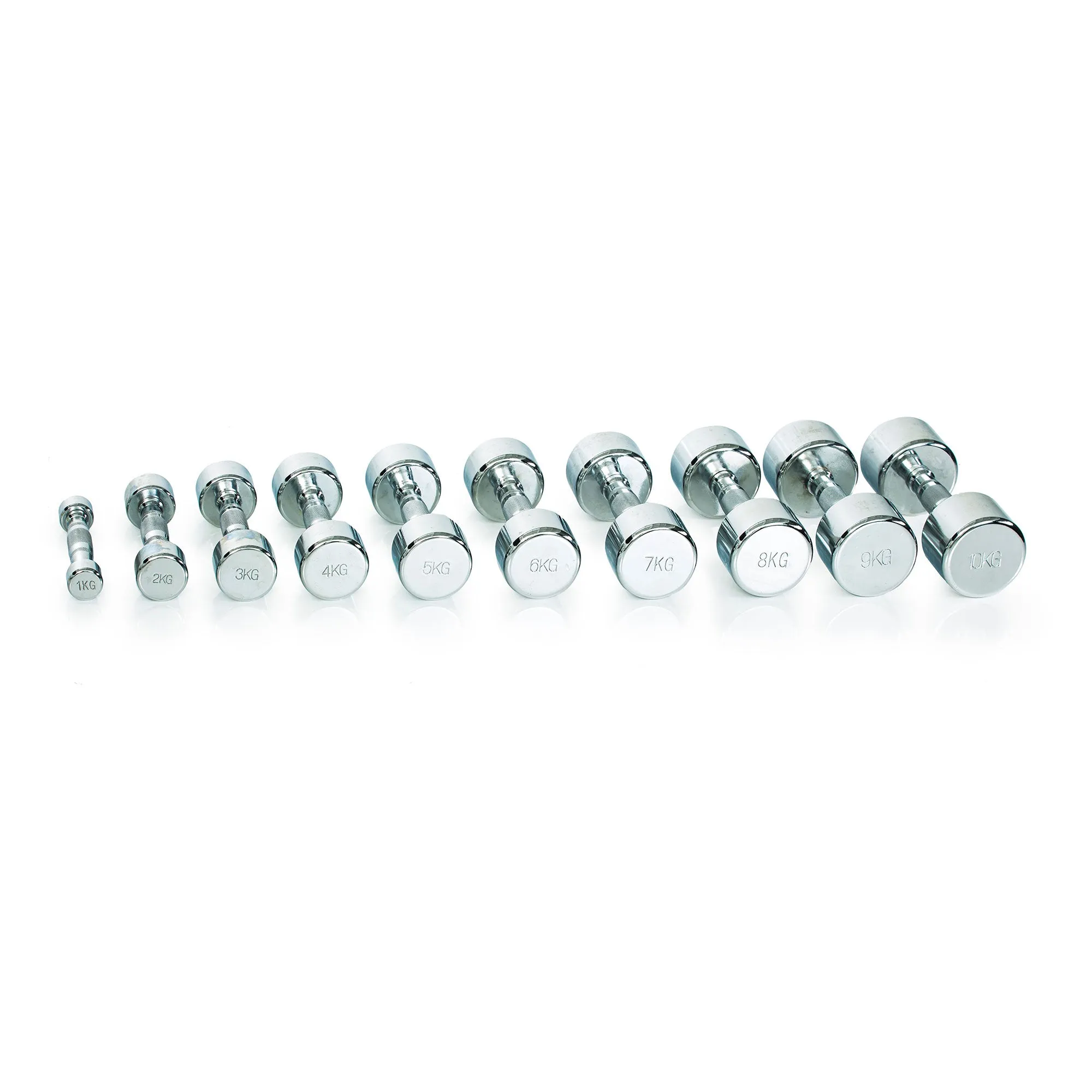 Gymstick utež PRO Chrome Dumbbell, 1kos, 1 do 10kg