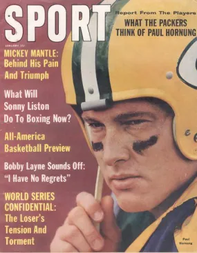 January 1963 SPORT Cover (Paul Hornung, Green Bay Packers)