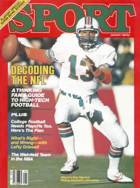 January 1984 Sport Cover (Dan Marino, Miami Dolphins)