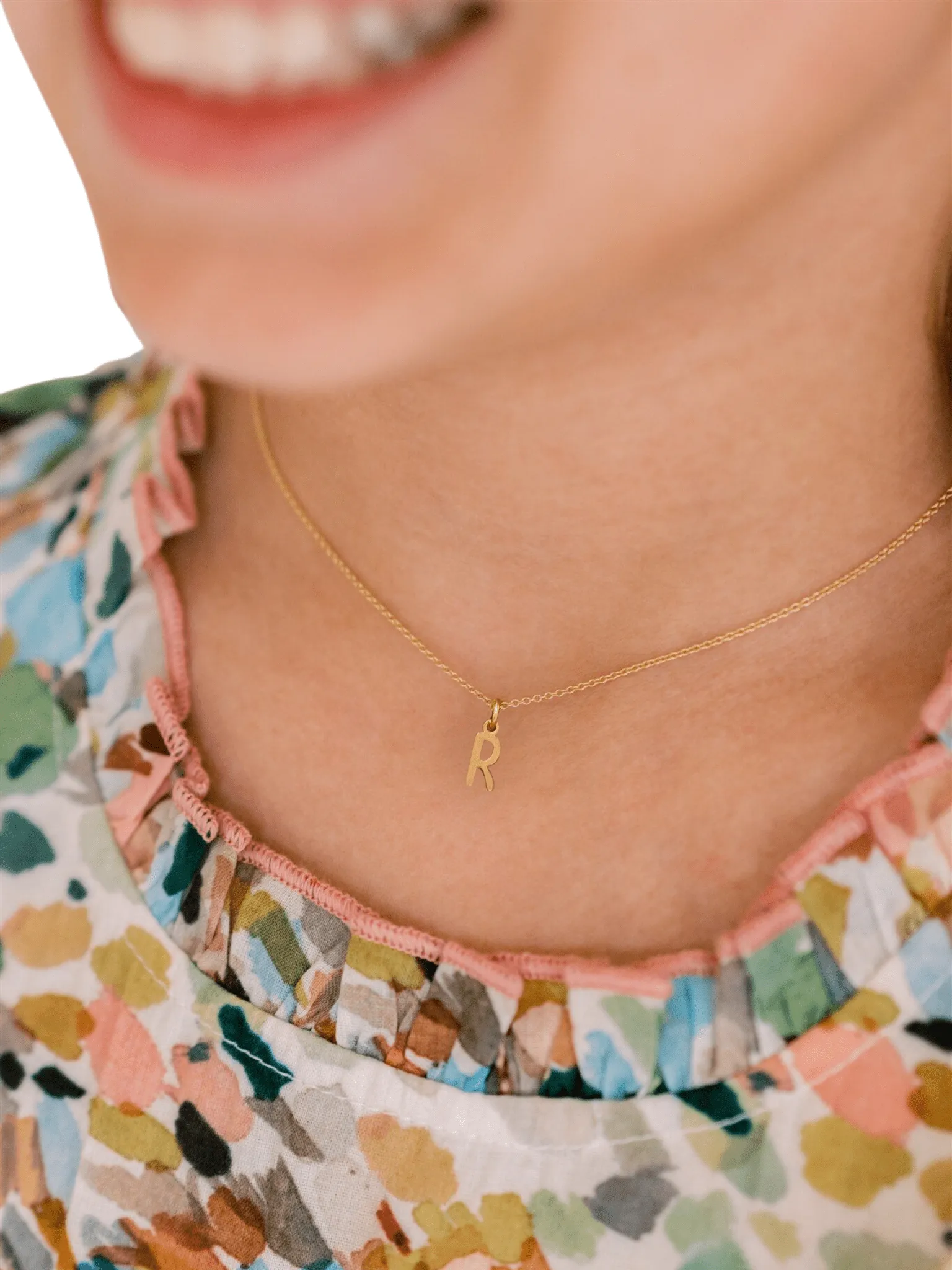 Kid Initial Necklace