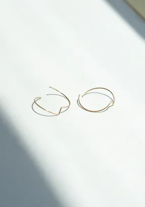 Large Moon Earrings