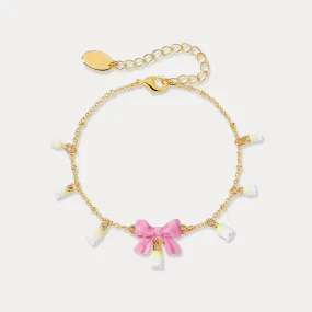 Lily Of The Valley Bowknot Bracelet