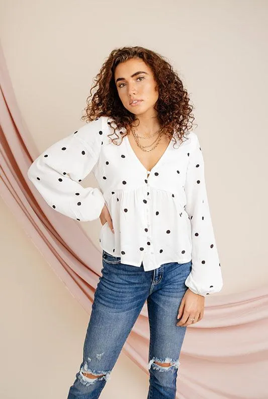 Lola Polka Dot Top