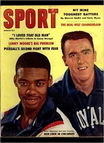 March 1961 Sport cover (Oscar Robertson, Jack Twyman, Cincinnati Royals)