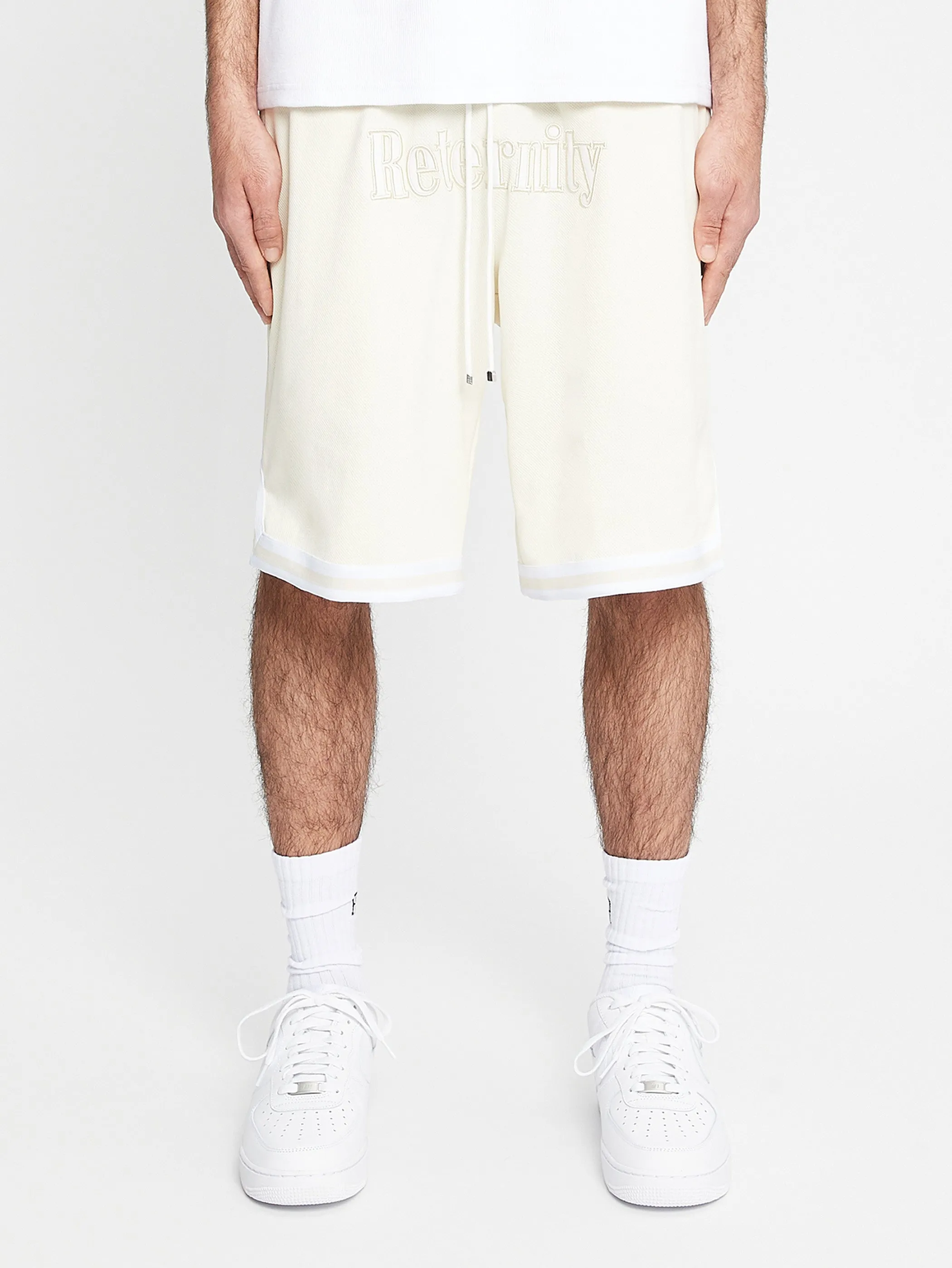 MESH SHORTS RETERNITY - CREME