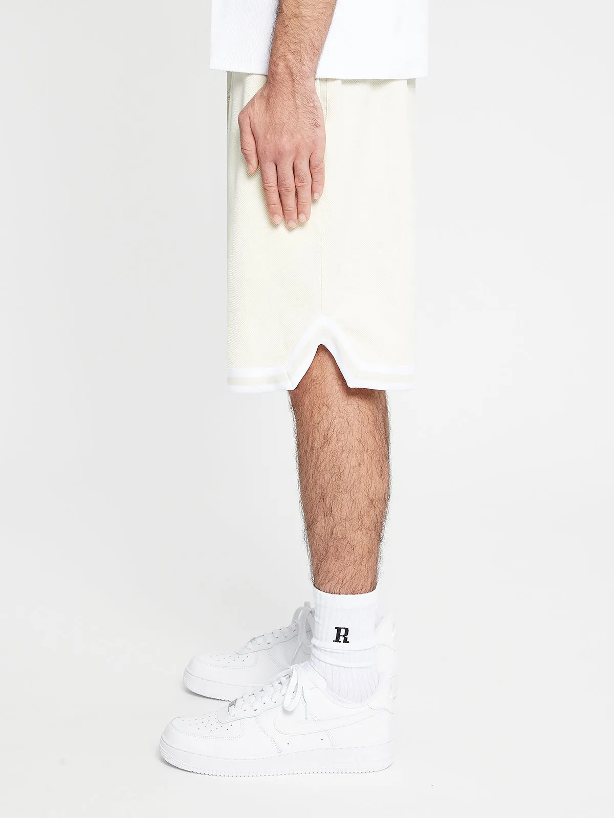 MESH SHORTS RETERNITY - CREME