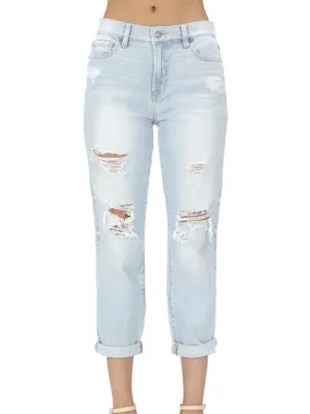 Mid Rise Relaxed Skinny