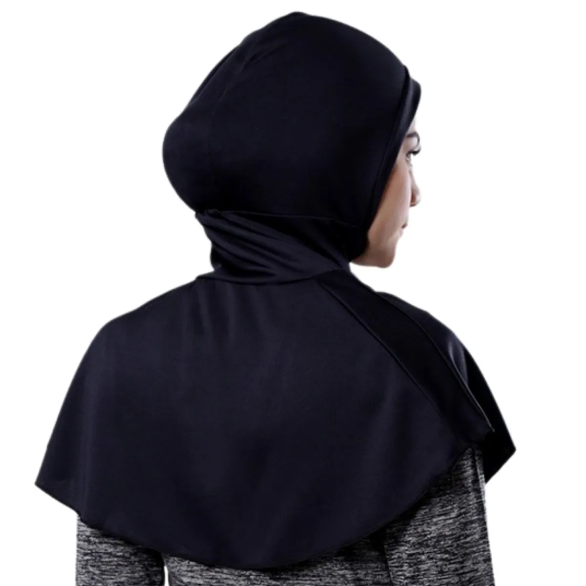 Milk Silk Instant One Piece Hijab - Navy