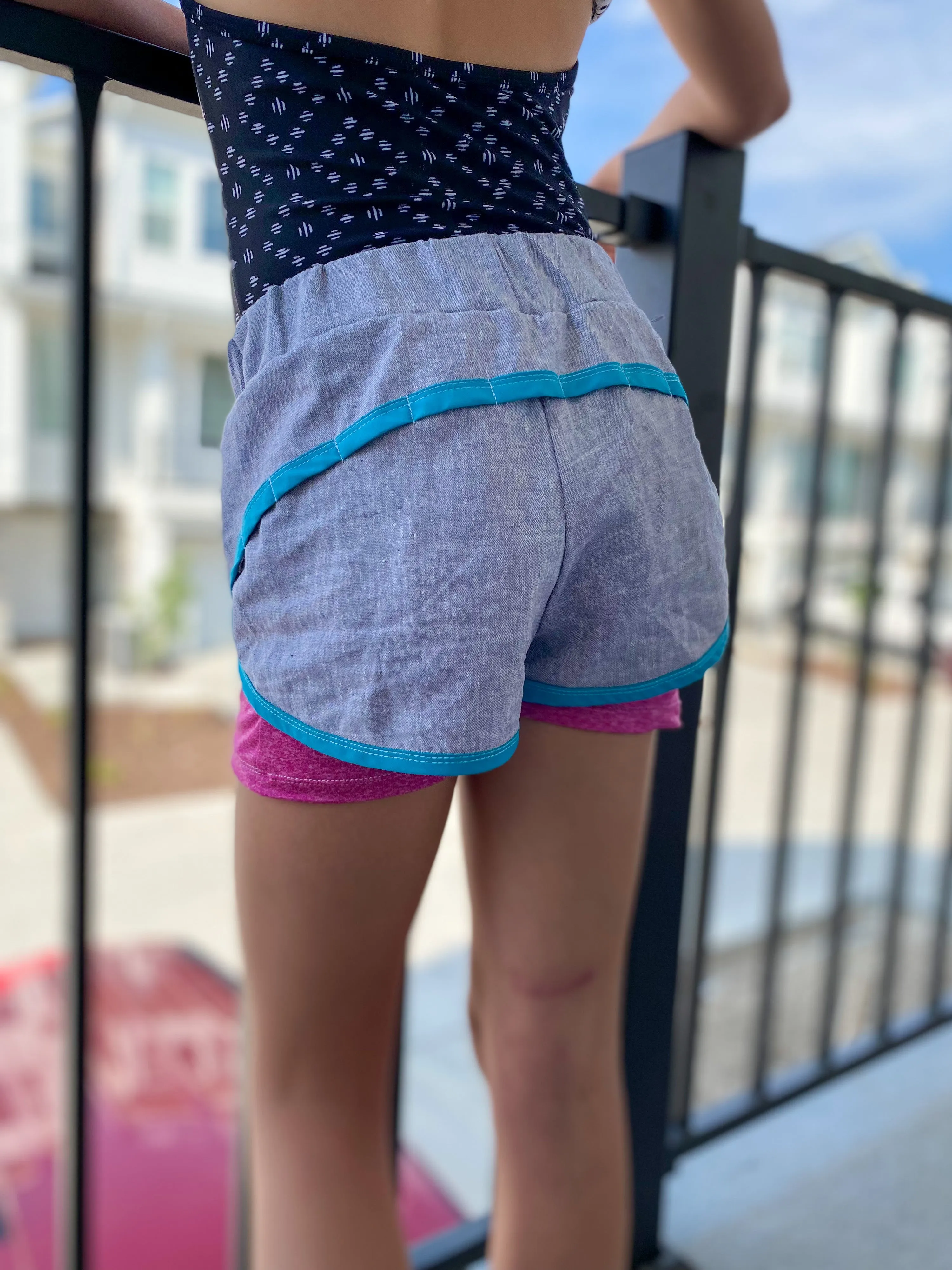 Moxi Shorts Youth PDF Sewing Pattern 2-16