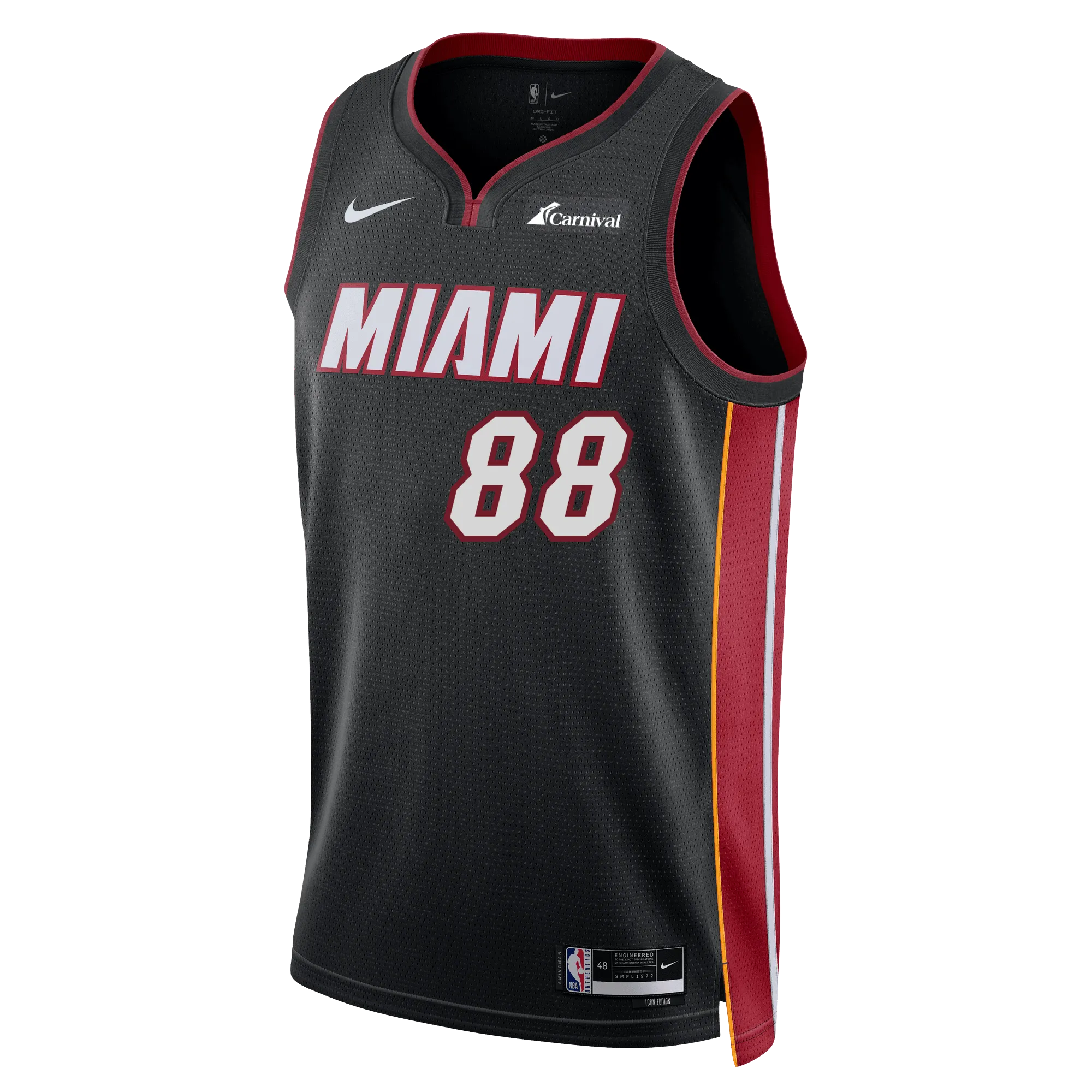 Patty Mills Nike Miami HEAT Icon Black Swingman Jersey