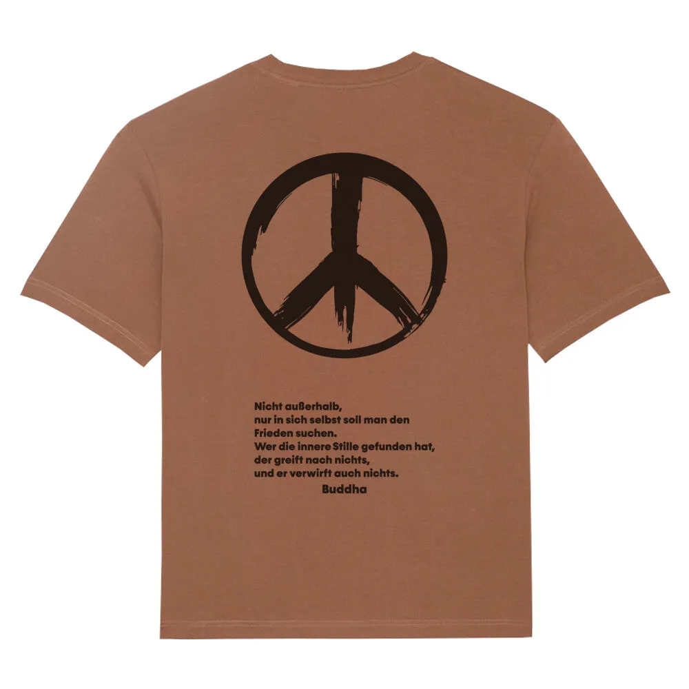 Premium Oversize T-Shirt Peace Herren