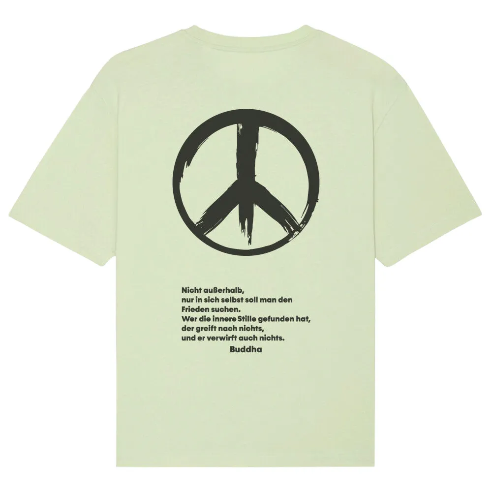 Premium Oversize T-Shirt Peace Herren