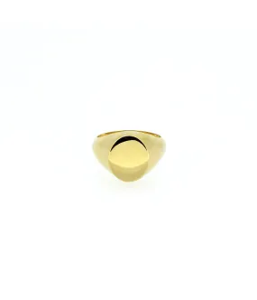 SMALL SIGNET RING - GOLD