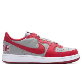 Terminator Low 'UNLV' - Medium Grey/Varsity Red/White