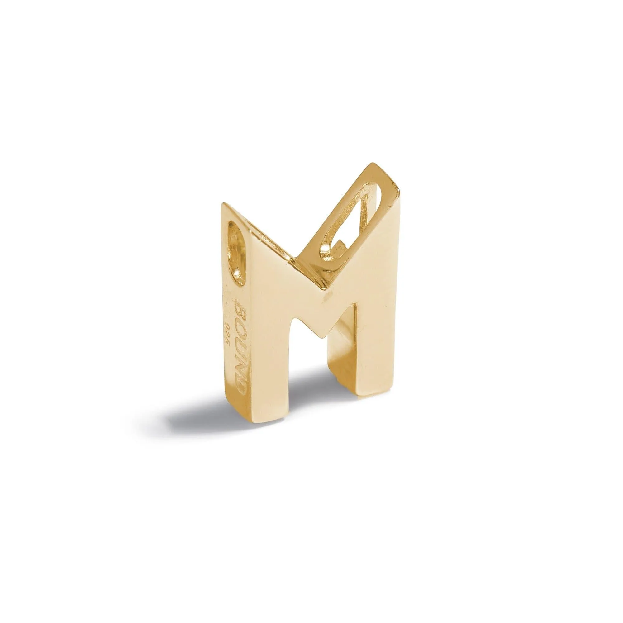 THE LETTER PENDANT - 18k gold plated