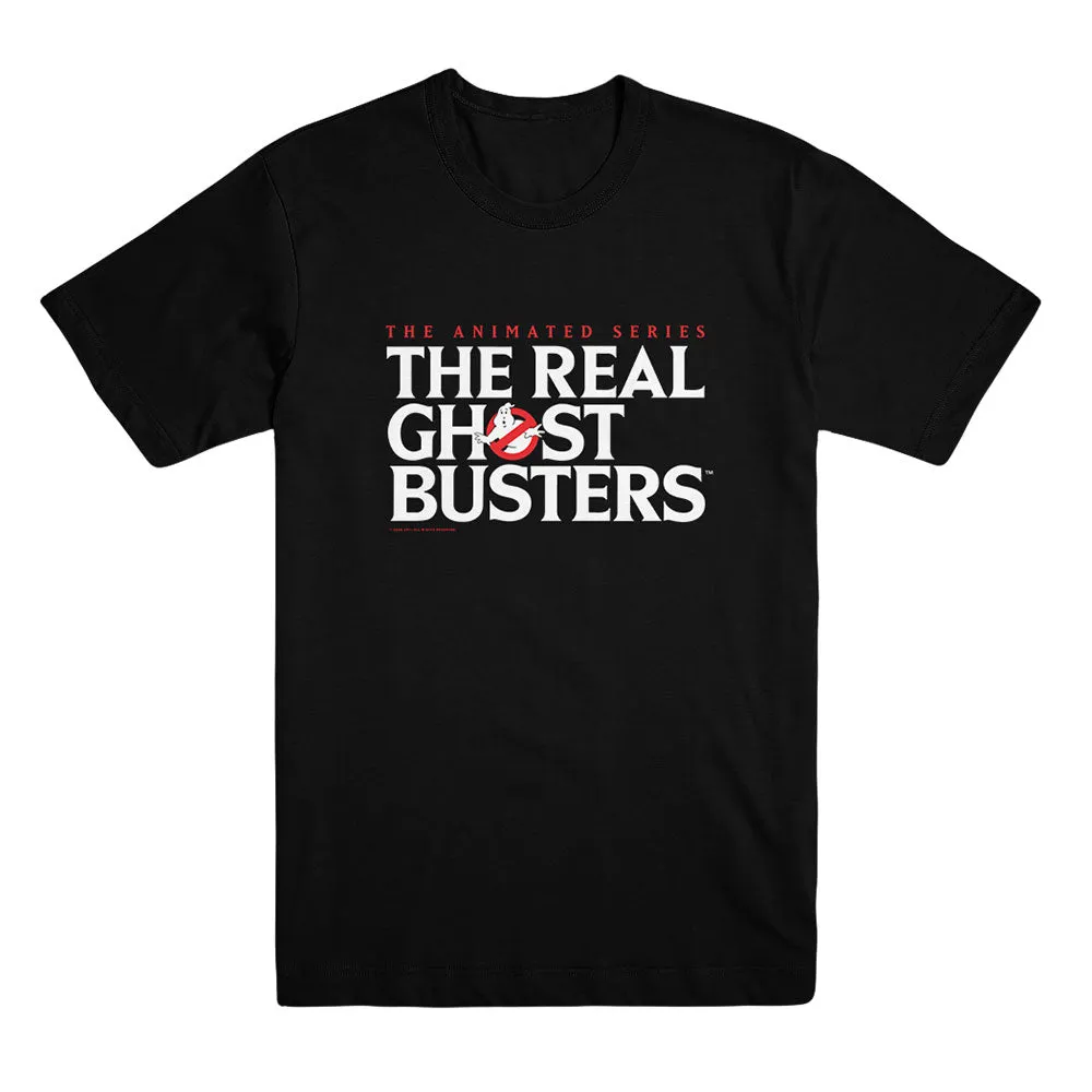 The Real Ghostbusters Logo Black T-Shirt