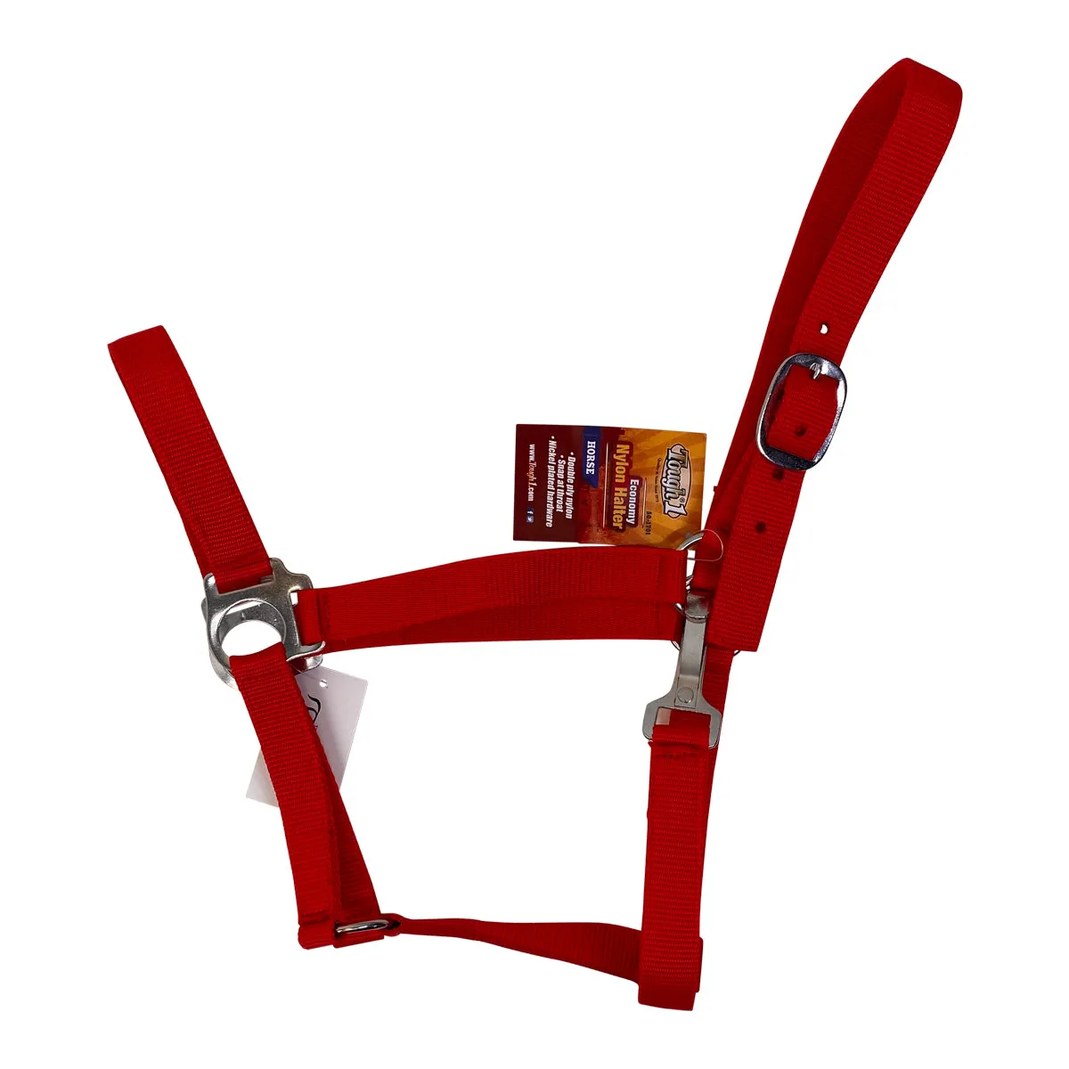 Tough 1 Nylon Halter in Red - Full