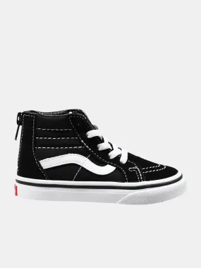 Vans Kids Sk8-Hi Zip- Black/ White