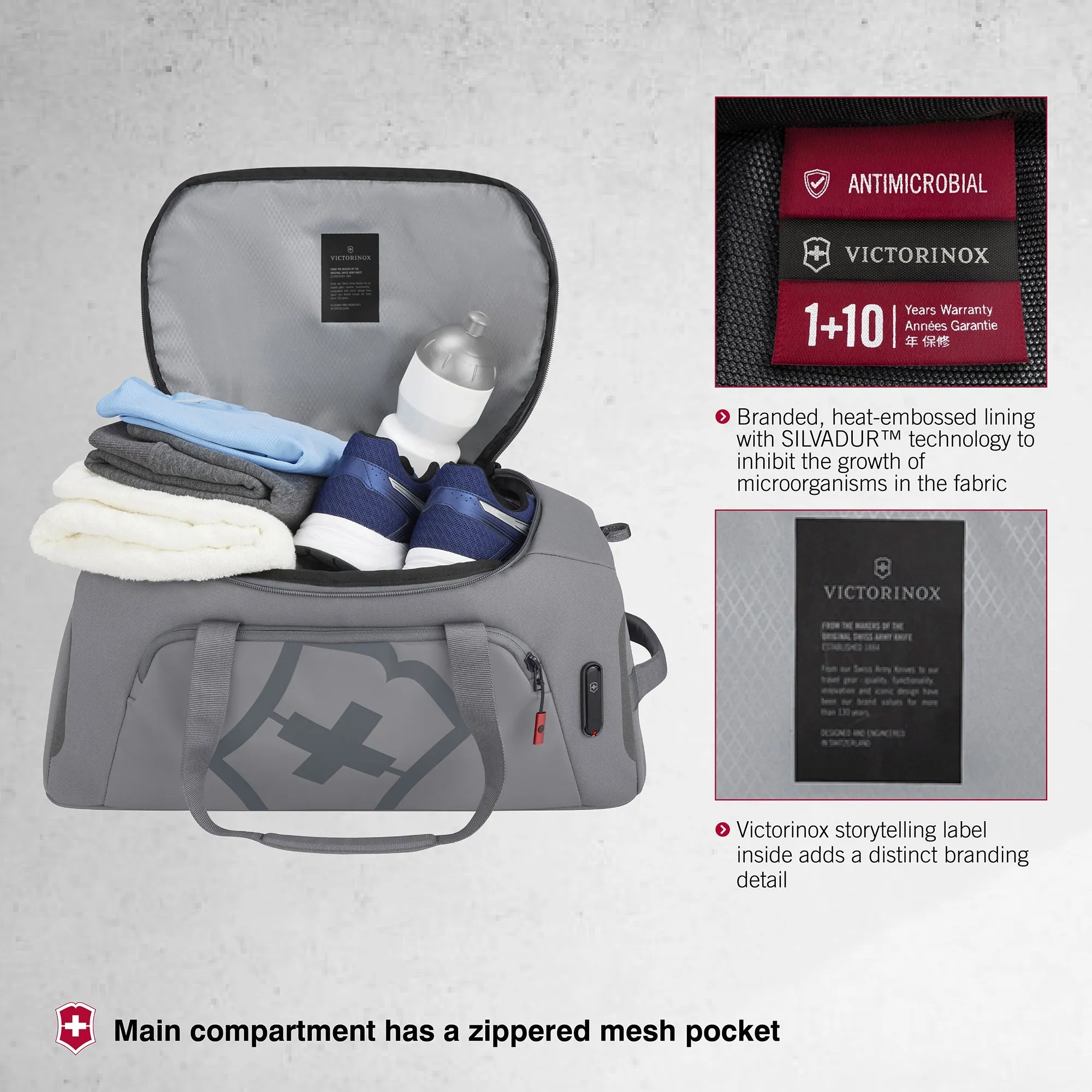 Victorinox Touring 2.0 Sport Duffel (Grey)